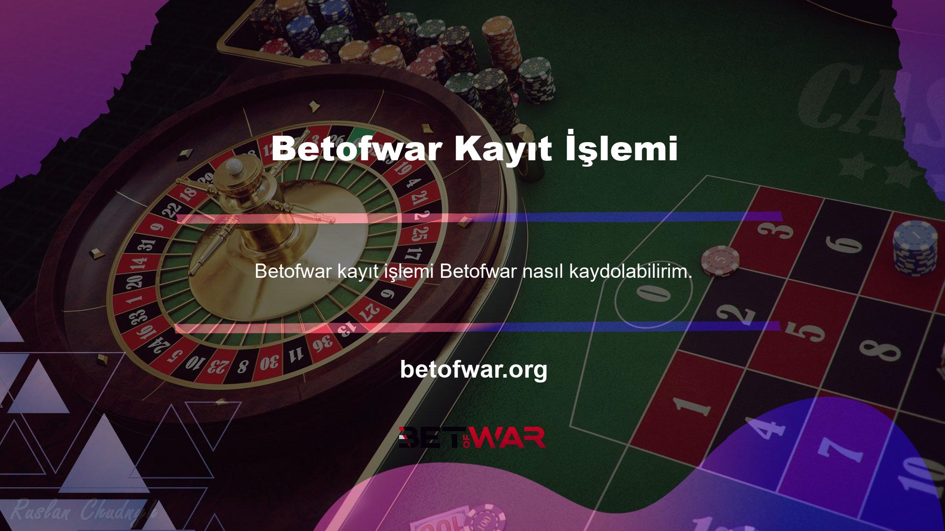 Kayıt, Betofwar nasıl kaydolabilirim? Betofwar sürecini bitirmek için bu web sitesinde bir hesap yapabilirsiniz