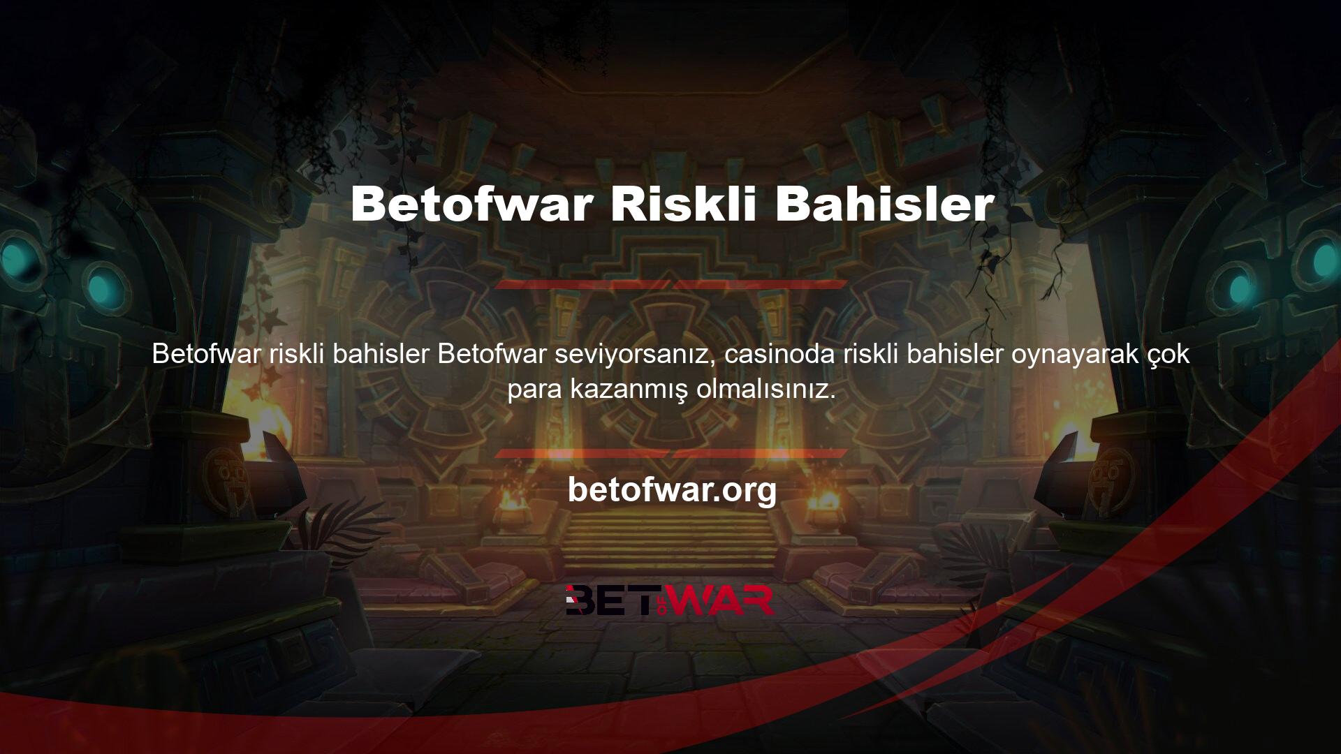 Betofwar ile bir ilişki kurarak, şüphesiz çok çeşitli promosyonlar elde etme şansınız olacak